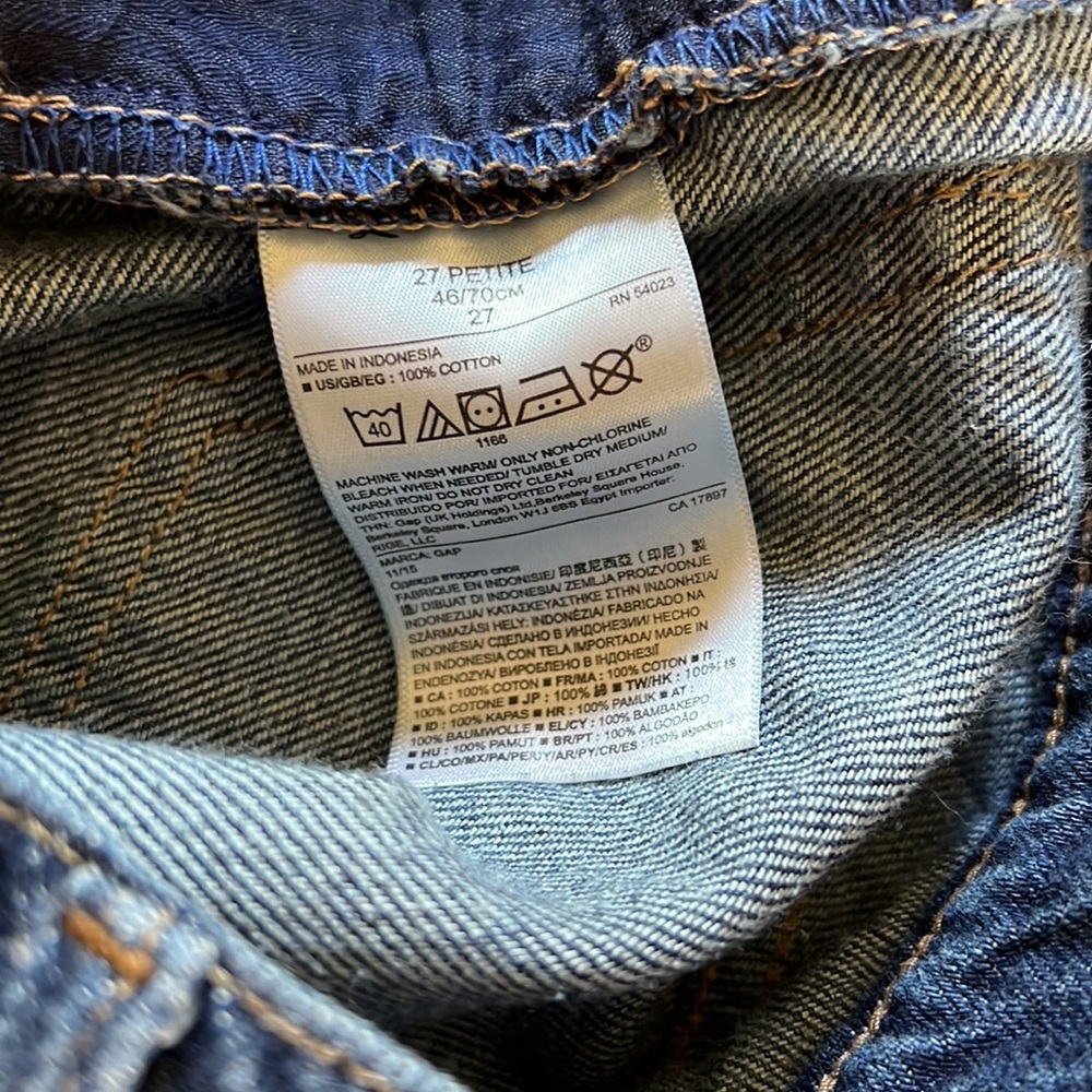 GAP 1969 jeans shorts - 27P - Picture 5 of 6